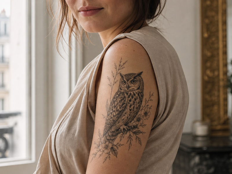 Tatouage hibou : quelle signification donner à ce symbole nocturne ?